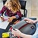 3 in 1 - Cozy Travel Booster Seat/Backpack/Diaper Bag for Your Toddler/Baby. Perfect for Home or Travel. Great Baby Shower Gift (Red/Gray)