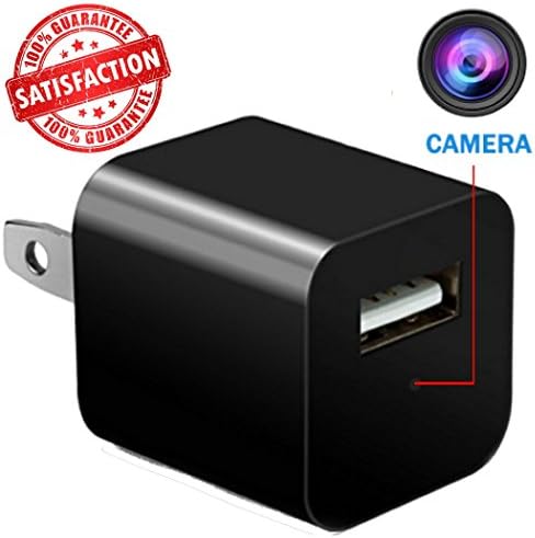 Undercut Innovations [2018 Edition] Hidden Camera USB Phone Charger - 1080P HD Video Recording With 32GB Memory &amp; Motion Detection - Nanny Spy Cam for Professional Surveillance
