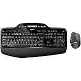 Logitech 920002416 MK710 Wireless Desktop Set, Keyboard/Mouse, USB, Black (LOG920002416)