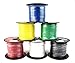 BEST CONNECTIONS 16 Gauge Automotive Primary Wire (100ft Each – 6 Color Bundle Set) | Ideal for Trailer, Speaker, and Lighting Circuits | Durable Primary/Remote, Power/Ground Electrical Wiring