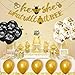 What Will It Bee Gender Reveal Party Decorations Set - He or She Bee Banner,Bumble Bee Cake Topper,12