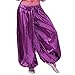 MUNAFIE Celebration of Spirit Palazzo Pant Metallic Praise Dance Pants Belly Dance Arab Carnival Satin Pants