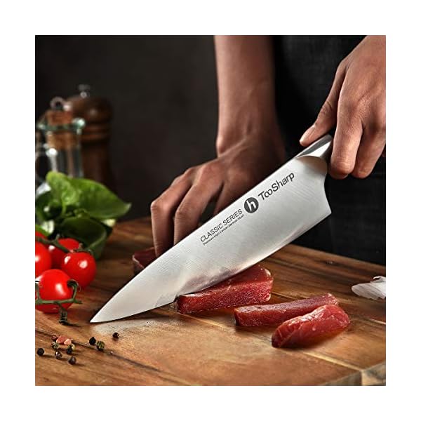 TooSharp Chef Knife 8 inch/ Pro Kitchen Knife, 8Inch Chef's Knife made