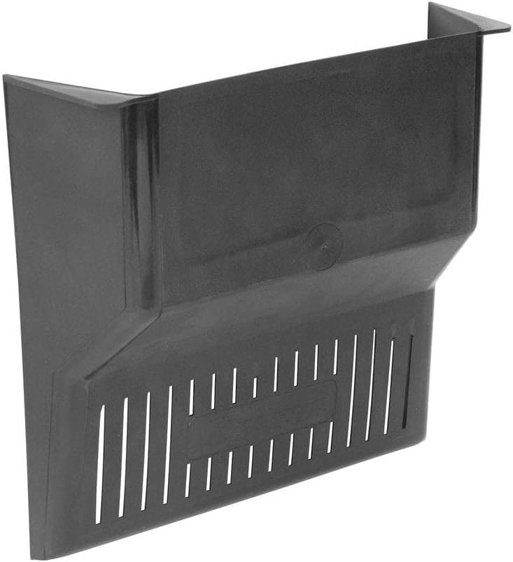 O' SO EEZY Pack of 2 (TWO) Easy-Fit Leaf and Snow Stopper Rear Strengthened "Cut to fit" Drain Tidy - Black - DESIGN UPGRADED NOW BETTER RUNOFF