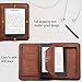 AUAUA Kindle Paperwhite Case -with Card Slot Hand Strap PU Leather Cover Perfectly Fit All-New Amazon Kindle Paperwhite (Fits All 2012, 2013, 2015 and 2016 Versions) (Card Slot,Brown)