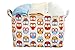 Colomore Storage Basket - Bin for Organizing Kids Toys, Baby Clothing, Laundry. (owls 2)