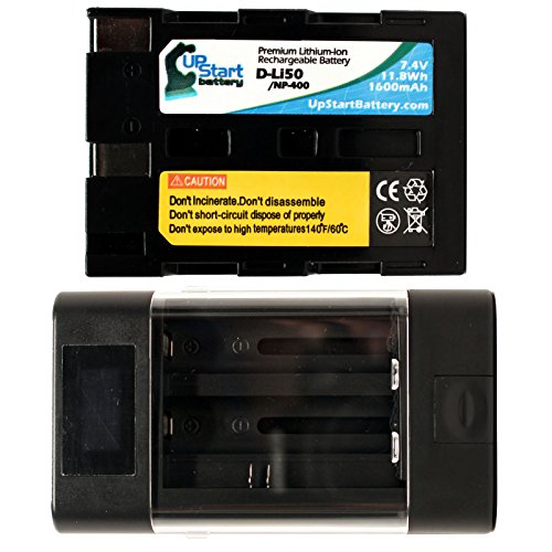 Samsung SLB-1674 Battery with Universal Charger- Replacement Samsung SLB-1674 Digital Camera Battery (1600mAh, 7.4V,, Lithium-Ion)