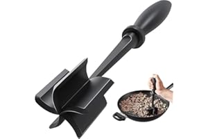 Meat Chopper and Hamburger Grinder, Heat Resistant Ground Beef Smasher, Nylon Potato Mixer Tool for Cooking and Food Prep