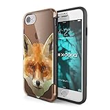iPhone 7 Case, X-Doria Revel Series - Fashion, Style and Unique, Transparent Protective Case for Apple iPhone 7, [Fox]