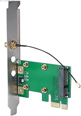 ASHATA Mini PCI-E to PCI-E Riser Card for Network Card SSD WLAN WWLAN No Driver view 8