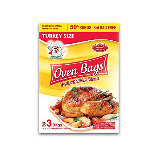 Home Select Oven Bags Turkey Size - 3 Ct. (Pack of 2)