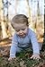 Cashew Kidswear Baby 100% Organic Cotton Full-Sleeve Footed Overall Onesie Blue Stripe