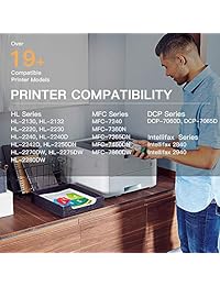E Z cartucho de tóner de repuesto compatibles de tinta para Brother TN450