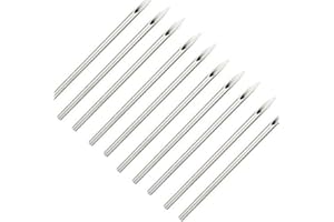 BodyJewelryOnline Pack Of Piercing Needles, 10 PCS 8G Surgical Steel, Sterilized, Disposable, Hypoallergenic Piercing Supplies, Autoclave Safe