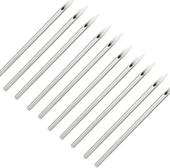 25 Sterilized Body Piercing Needles in 12 Gauge Jewelry