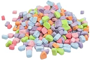 C2’s Candy Assorted Dehydrated rainbow Marshmallows 200g large bag– Cereal Topping to Elevate the Taste of Your Cereal – Hot 