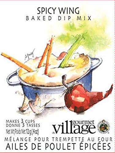 Gourmet du Village Dip Recipe Box Spicy Wing Baked Dip