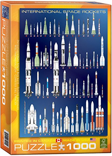 EuroGraphics International Space Rockets Puzzle (1000-Piece)