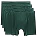 DAVID ARCHY 4 Pack Men's Fast Dry Ultra Light Free Cutting Boxer Briefs