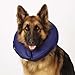 Total Pet Health Inflatable Dog Collars - Veterinarian-Approved Collars Designed to Prevent Pets from Scratching and Biting at Injuries, Stitches, Rashes, and Wounds - Medium, Blue