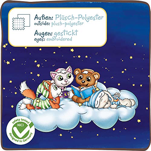 NICI Schlafmützen Fuchs Finjo, Kuscheltier Jungen, Mädchen & Babys, Flauschiges Kuschelkissen für Kinder ab 12 Monaten, Weiches Stofftier-Kissen I 43953, Orange, 1 Stück (1er Pack) – Bild 5