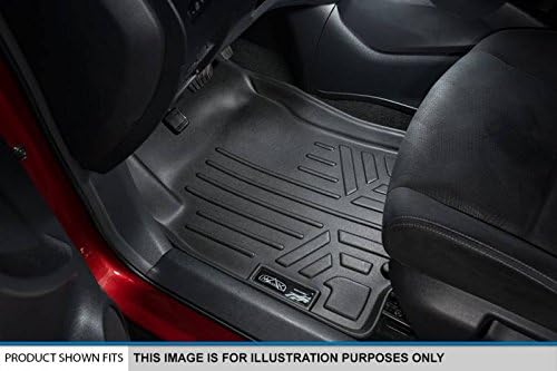 Maxliner 2015-2017 Mercedes Benz C Class Floor Mats First Row Set Black Max_A0165