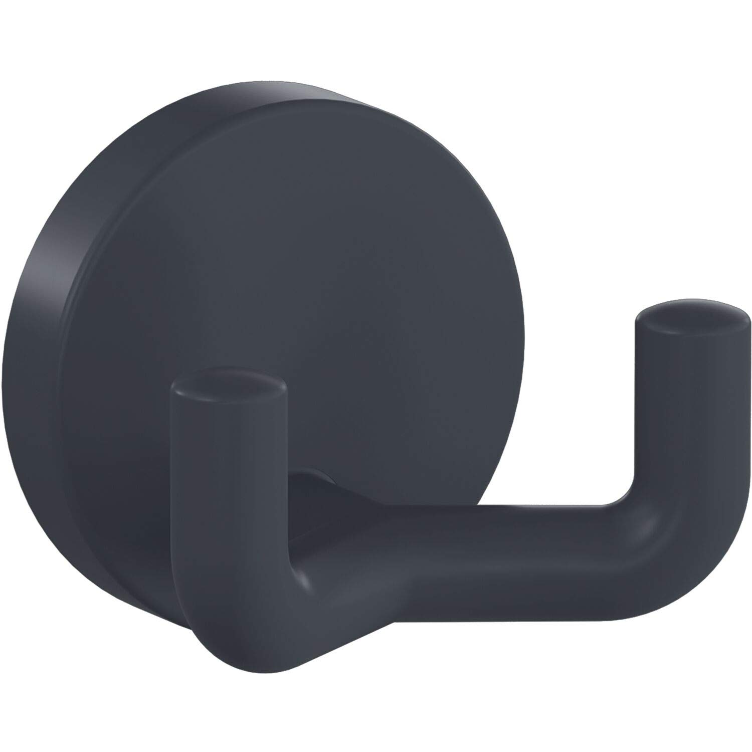 HEWI 477.90B025 92 Mantelhaken 477.90.025 Breite 60 mm, Tiefe 43,5 mm, Polyamid Anthrazit Coat Hook Width Depth 43.5 mm, Colour: Matte Anthracite