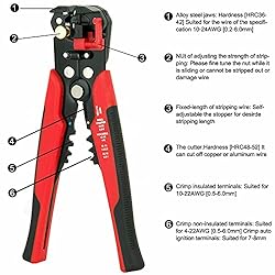 Wire Stripper Tool - 3 in 1 Self-Adjusting Wire