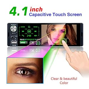 CAMECHO Radio Bluetooth Auto con 4.1 Pollici Autoradio Touch Screen 1 Din Bluetooth RDS/FM/AM Radio/Doppia porta USB… - immagine 5