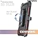 COVRWARE Aegis Series Case Compatible with Samsung Galaxy S8 Plus, Full-Coverage Screen Protector, Heavy Duty Rugged Full-Body Armor Holster Case [Belt Swivel Clip][Kickstand], Red