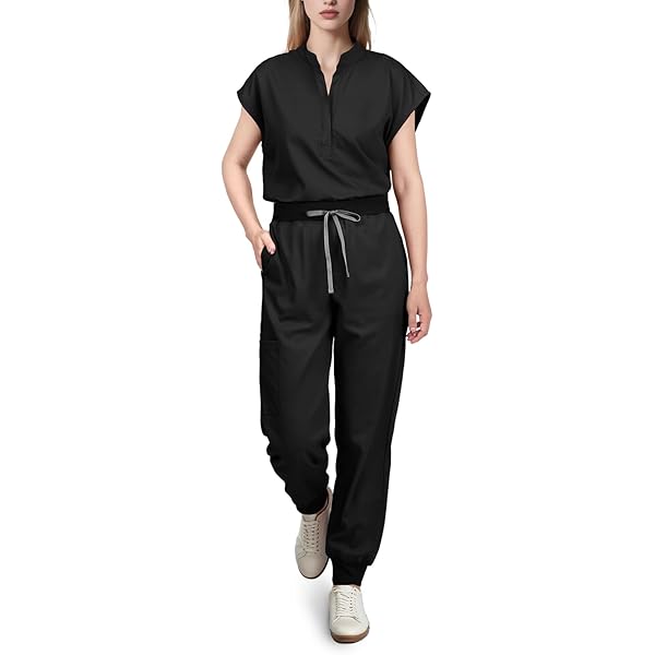 nurseman-0131　オーダー Amazon.com: Eipnare Scrubs Set for Women Medical Uniform