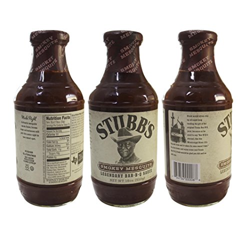 Deluxe Grill Master BBQ Sauce Gift Set Featuring Stubbs Gourmet Barbecue Sauce, Cedar Wood Plank, Skewers, Barbecue Mop, Hickory Woods Chips Perfect for Smoker, Gas, or Propane Grill