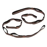 ELENTURE Yoga Hammock Extension Strap, Yoga Extender Strap Rope Daisy Chain Fitness Pilates Stretch Belt Exercise Extend Strap Band Set of 2pcs