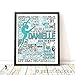 PrintChicks Dance Art Personalized Typography Print - Dancer Custom Poster Wall Art Decor. SHIPS 1-2 DAYS ARRIVES BEFORE CHRISTMAS!