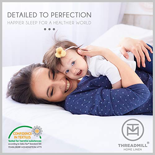 Threadmill Home Linen 800 Thread Count Sheets Queen Size 100 Cotton