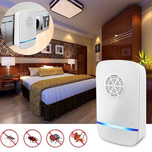 image for Pest Repeller With Night Light, Molie Ultrasonic Pest Repeller by Fini