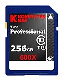 Komputerbay Professional 256 GB High Speed SDXC Class 10 UHS-I, U3 600X Flash Card