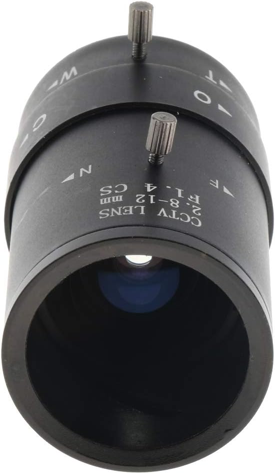 perfk 2.8mm-12mm F1.4 2MP(Megapixels) Varifocal CCTV Industrial Camera Lens CS Mount Manual IRIS Zoom Lenses FOV 99-28 Degree