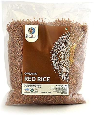 Dhatu Organic Red Rice Handpounded 1kg
