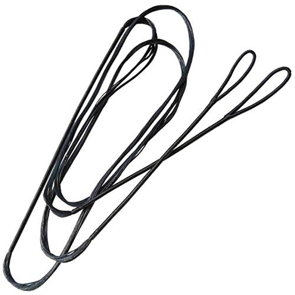 ZSHJG Handmade Archery Bow Strings 48-70 Inches Bowstrings For Recurve Bow and Longbow 12/14/16 Strands Archery Replacement Black String (16 Strands, 68"/162cm)