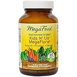 MegaFood - Kids N' Us MegaFlora, Supports Healthy Digestion and Immunity, 60 Count