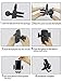 Amotus Car Air Vent Mount Holder Cradle 360 Rotation One Hand Operation Release Button for 3.5-6 inches Cell Phones iPhone Smartphone Android GPS Devices