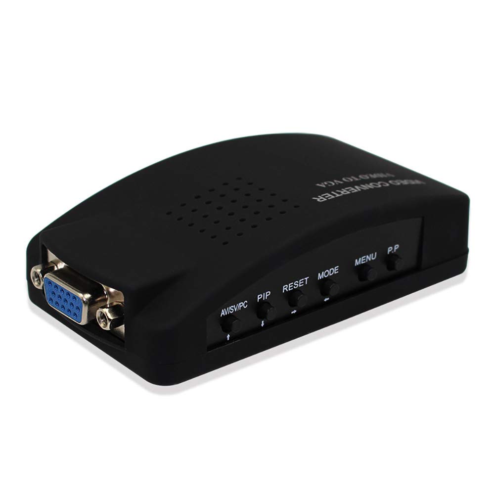 Yosoo CCTV BNC Camera Composite S-Video To VGA Converter Adapter In To PV VGA LCD Out