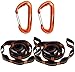 Gimars Heavy Duty Rated 2600LBS Hammock Tree Straps and Carabiners with Adjustable Loops and Carrying Bag Fits Any Hammock