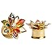 KUBOOZ Fashion Colorful Dream Flower Elegant Ear Plugs Tunnels Gauges Stretcher Piercings Jewelry