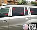 Made in USA! Compatible with 2008-2012 Mercedes-Benz GL 10 PC Stainless Steel Chrome Pillar Post Trim