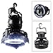 iMBAPrice (2-Pack) Portable LED Camping Lantern with 18 LED Flashlight Ceiling Fan for Outdoor Hiking Fishing Outages and Emergencies Tent