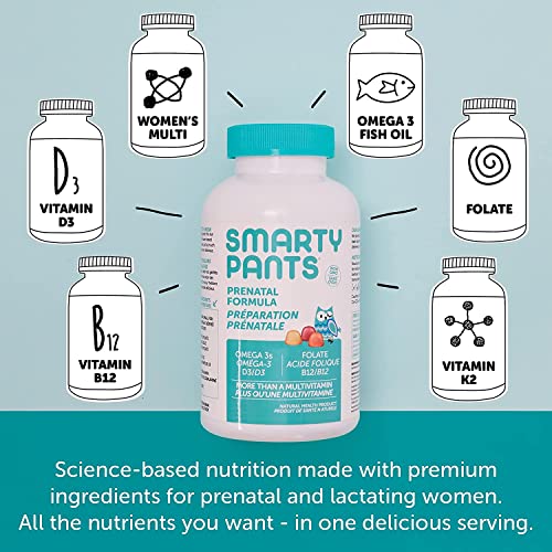 SmartyPants Prenatal Vitamins for Women with DHA and Folate Daily