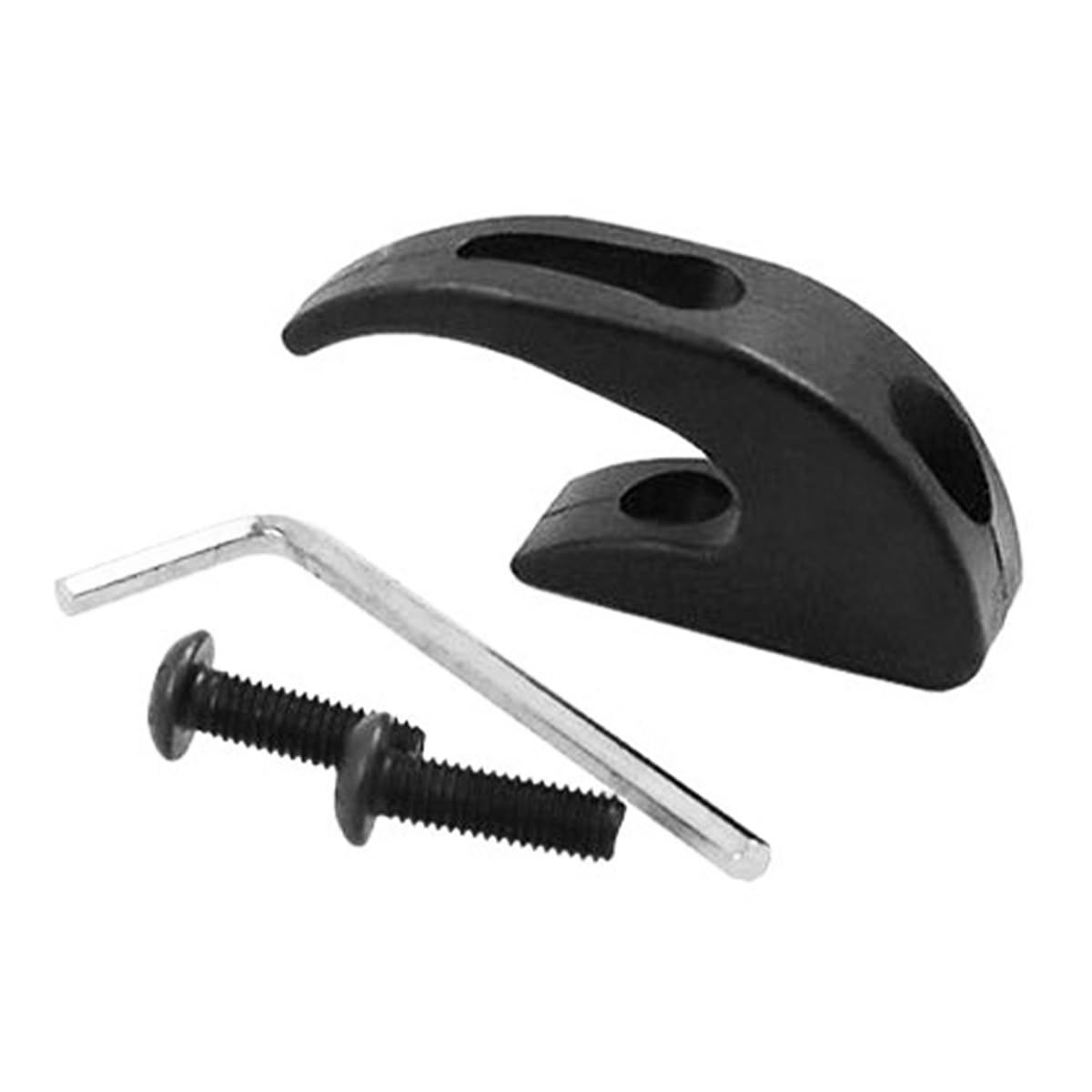 Alnicov 2Pcs Black Electric Scooter Hooks,Electric Scooter Front Hook Hanger Bracket Electric Scooter Accessorie