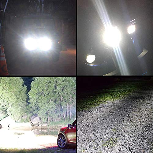 LED Pods 4 Inch Light Bar SAFEGO 2Pcs 27W Waterproof Flood Beam Cree Chips LED Bar Work Light Super Bright Off Road Light Driving Fog Lamp for Truck ATV UTV Jeep Boat Tractor Tacoma 4X4,1Year Warranty - Thumbnail 5